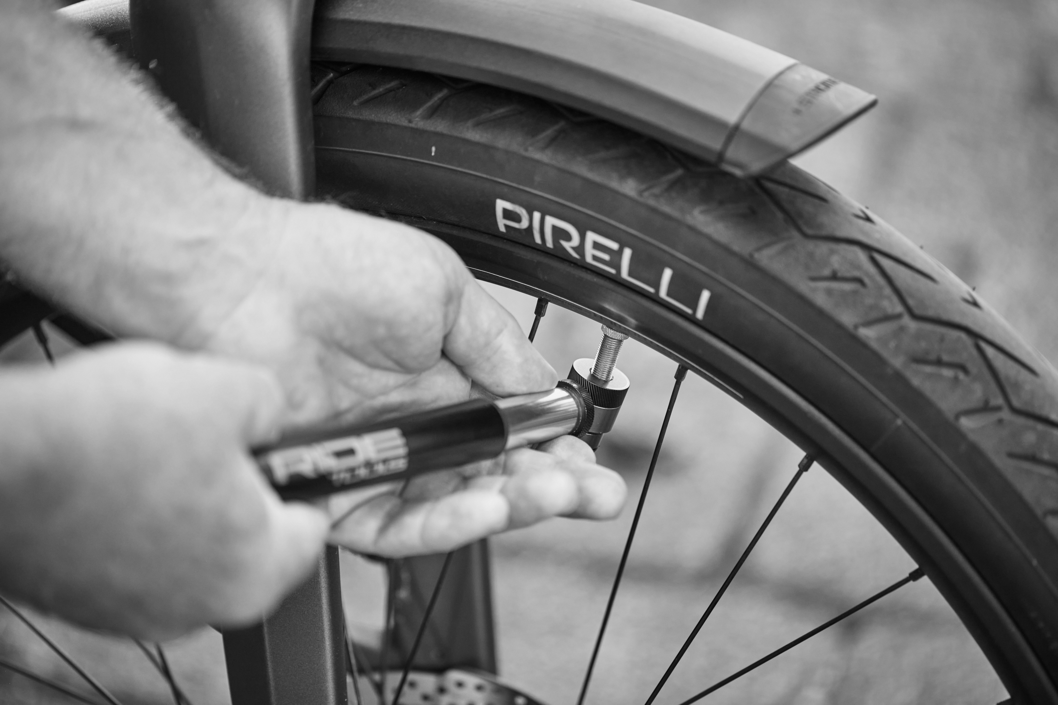 Using Ride Tools near a tire